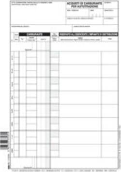 Blocco schede prelievo carburante - 21 x 15cm - 50 fogli - Edipro Cancelleria e prodotti per ufficio/Archivio ufficio e accessori per scrivania/Modulistica e conservazione registri/Libri e registri contabili Eurocartuccia - Pavullo, Commerciovirtuoso.it