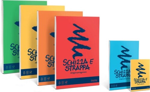Blocco Schizza Strappa - A6 - 105 x 148mm - 50gr - 150 fogli - Favini [multipack] 5 pezzi Cancelleria e prodotti per ufficio/Carta blocchi e quaderni/Blocchi appunti taccuini e diari/Blocchi appunti e taccuini Eurocartuccia - Pavullo, Commerciovirtuoso.it