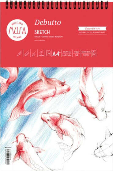 Blocco schizzi Debutto - A4 - 21 x 29 7 cm - 120 gr - 70 fogli - bianco - CWR [multipack] 4 pezzi Casa e cucina/Hobby creativi/Disegno/Blocchi e libri da disegno Eurocartuccia - Pavullo, Commerciovirtuoso.it