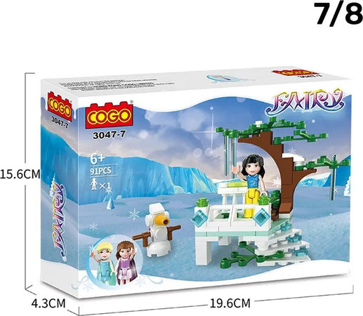 Blocks Dream Castle Costruzioni Per Bambini Diy Castello Frozen 8 Set Assortiti Giochi e giocattoli/Costruzioni/Set di costruzioni Trade Shop italia - Napoli, Commerciovirtuoso.it
