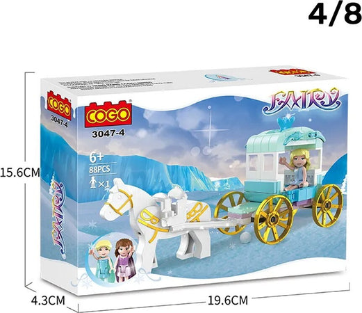 Blocks Dream Castle Costruzioni Per Bambini Diy Castello Frozen 8 Set Assortiti Giochi e giocattoli/Costruzioni/Set di costruzioni Trade Shop italia - Napoli, Commerciovirtuoso.it