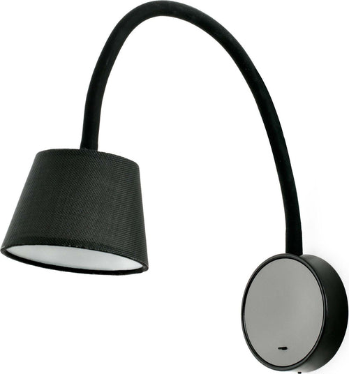 BLOME Lampada da parete nera Illuminazione/Illuminazione per interni/Illuminazioni per pareti/Applique Led Mall Home - Napoli, Commerciovirtuoso.it