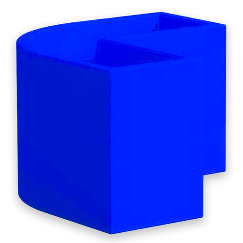 Vaso angolare FlowerPot Bright con led decorazione Made in Italy per esterno