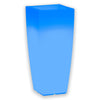Vaso luminoso Stilo Square Bright decorazione con led per esterno Made in Italy