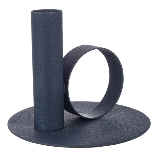 porta candela pyxis con varie tonalità di colore, realizzato in metallo e fabbricato a mano