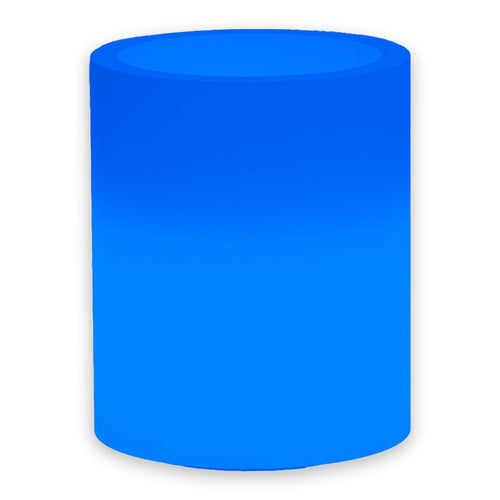 Vaso luminoso Venusio Bright rotondo decorazione con led per esterno Made in Italy