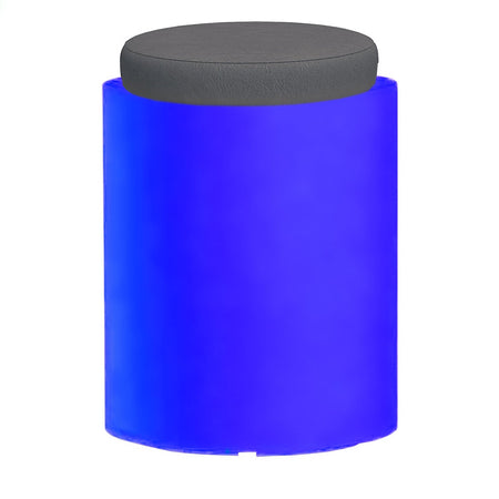 Poltroncina luminosa Round Bright rotonda con led pouf "Made in Italy" per esterno
