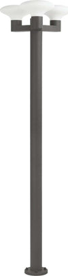 BLUB'S 3L Lampione grigio scuro 3XE27 Illuminazione/Illuminazione per esterni/Lampioni Led Mall Home - Napoli, Commerciovirtuoso.it