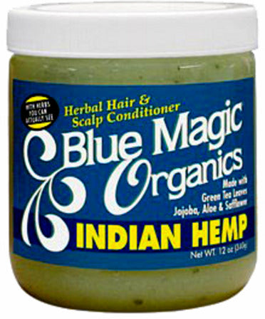 BLUE MAGIC ORGANICS INDIAN HEMP HERBAL HAIR & SCALP CONDITIONER 340 G PER CAPELLI