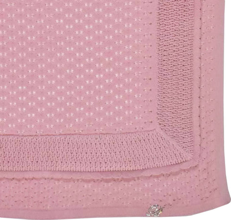 Coperta Neonato 100% Cotone 90x70cm - Morbida E Leggera Per Culla E Passeggino, Rosa - Foto 6
