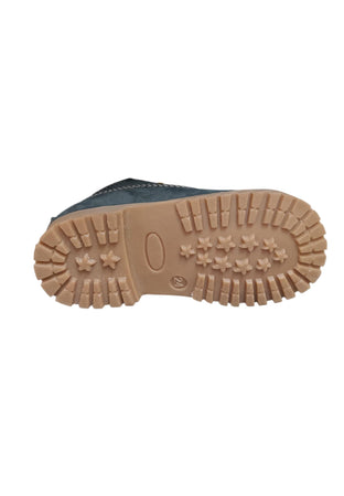Boscaiolo bambino Shooterino Basic blue camel pelle lacci casual style