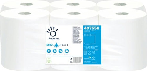 Bobina asciugamani Autocut DryTech - 2 veli - goffratura micro - 18 gr - 20 cm x 100 mt - diametro 18 5 cm - Papernet [multipack] 6 pezzi Commercio Industria e Scienza/Forniture sanitarie e igieniche/Prodotti di carta/Asciugamani di carta Eurocartuccia - Pavullo, Commerciovirtuoso.it