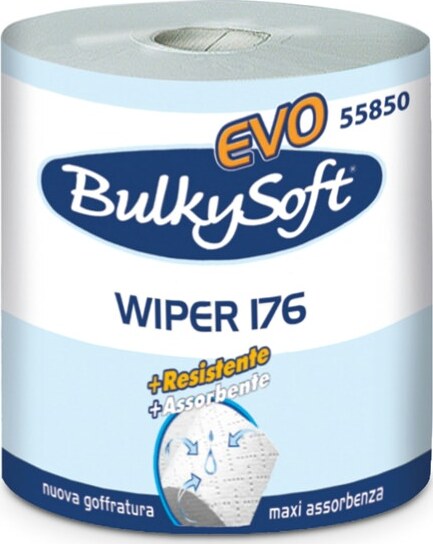 Bobina asciugatutto Classic - 2 veli - 26 cm x 176 mt - diametro 26 cm - 18 gr - microgoffrata - bianco - BulkySoft [multipack] 2 pezzi Commercio Industria e Scienza/Forniture sanitarie e igieniche/Accessori e sanitari bagno/Supporti per asciugamani di carta commerciali Eurocartuccia - Pavullo, Commerciovirtuoso.it