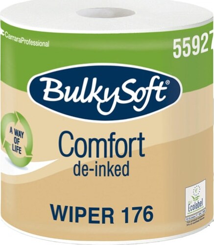 Bobina asciugatutto Comfort - 2 veli - 24 cm x 176 mt - 18 gr - diametro 25 cm - microgoffrata - bianco - BulkySoft [multipack] 2 pezzi Commercio Industria e Scienza/Forniture sanitarie e igieniche/Accessori e sanitari bagno/Supporti per asciugamani di carta commerciali Eurocartuccia - Pavullo, Commerciovirtuoso.it