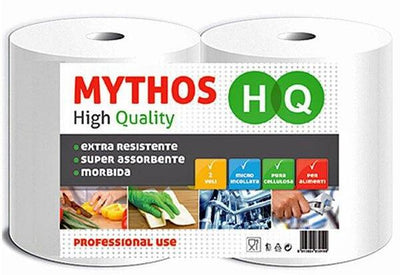 Bobina Carta 800 Strappi Confezione 2 Rotoli Carta Assorbente Alta Qualità