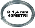 BOBINA MATASSA FILO FERRO FILATO CROMATO DIAMETRO 1,4MM PER 40 METRI Commercio Industria e Scienza/Materie prime/Metalli e leghe/Acciaio INOX/Filo di acciaio INOX Trade Shop italia - Napoli, Commerciovirtuoso.it