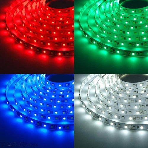 BOBINA STRISCIA STRIP LED 5050 FLESSIBILE 5M 300 LED ADESIVA LUCE INTERNO IP 20 Illuminazione/Strisce LED Trade Shop italia - Napoli, Commerciovirtuoso.it