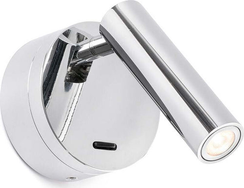 BOC Lampada da parete lettore cromo Illuminazione/Illuminazione per interni/Illuminazioni per pareti/Applique Led Mall Home - Napoli, Commerciovirtuoso.it