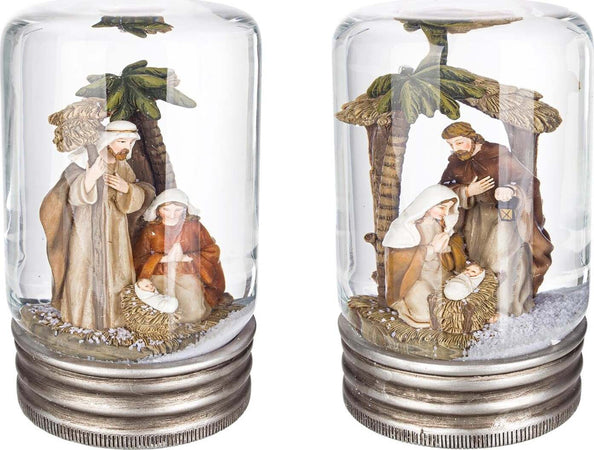 Boccaccio sfera palla di neve presepe h 14 cm nativita decorazione natalizia natale ampolla Casa e cucina/Decorazioni per interni/Addobbi e decorazioni per ricorrenze/Decorazioni natalizie/Neve artificiale MagiediNatale.it - Altamura, Commerciovirtuoso.it