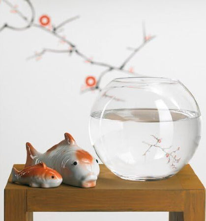 Boccia per pesci in vetro trasparente, recipiente a forma di sfera per piante da 30 cm Casa e cucina/Decorazioni per interni/Accessori decorativi/Soprammobili Decor Space - Altamura, Commerciovirtuoso.it