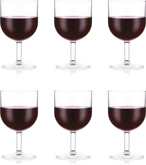 BODUM OKTETT 6 Bicchieri da Vino Rosso in plastica duratura, 0,25 Litri Casa e cucina/Stoviglie/Bicchieri e cristalli/Calici da vino Scontolo.net - Potenza, Commerciovirtuoso.it