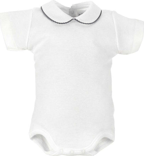Body Con Collo Manica Corta  Interlock Taglia 18 0703 Croquet Grigio Moda/Prima infanzia/Abbigliamento/Bambino 0-24/Tutine e body/Body La Casa Del Bebè - Napoli, Commerciovirtuoso.it