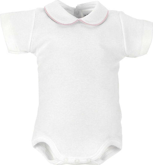 Body Con Collo Manica Corta  Interlock Taglia 3 0703 Croquet Rosa Moda/Prima infanzia/Abbigliamento/Bambino 0-24/Tutine e body/Body La Casa Del Bebè - Napoli, Commerciovirtuoso.it
