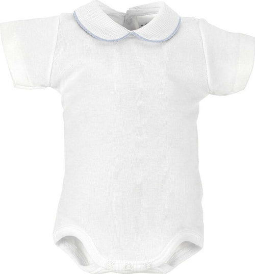 Body Con Collo Manica Corta  Interlock Taglia 6 0703 Croquet Azzurro Moda/Prima infanzia/Abbigliamento/Bambino 0-24/Tutine e body/Body La Casa Del Bebè - Napoli, Commerciovirtuoso.it