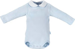 Body Con Collo  Manica Lunga Interlock  D.R. Liso Azzurro Moda/Prima infanzia/Abbigliamento/Bambino 0-24/Tutine e body/Body La Casa Del Bebè - Napoli, Commerciovirtuoso.it