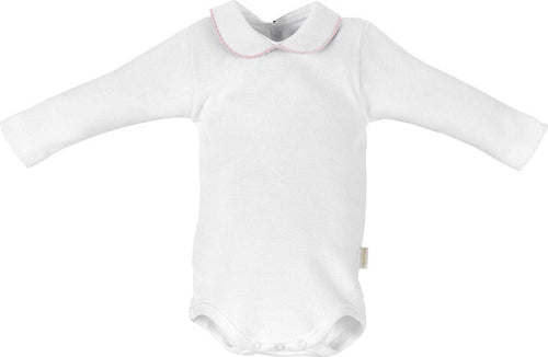 Body Con Collo  Manica Lunga Interlock Taglia 1 0703 Croquet Rosa Moda/Prima infanzia/Abbigliamento/Bambino 0-24/Tutine e body/Body La Casa Del Bebè - Napoli, Commerciovirtuoso.it