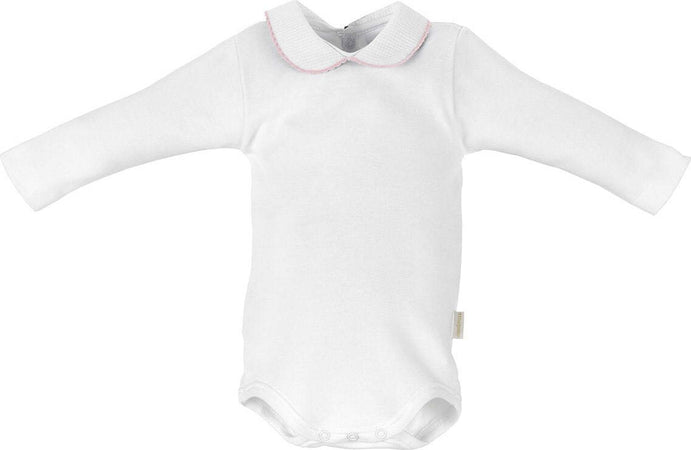 Body Con Collo  Manica Lunga Interlock Taglia 1 0703 Croquet Rosa Moda/Prima infanzia/Abbigliamento/Bambino 0-24/Tutine e body/Body La Casa Del Bebè - Napoli, Commerciovirtuoso.it
