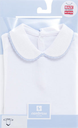 Body Con Collo  Manica Lunga Interlock Taglia 18 0703 Croquet Celeste Moda/Prima infanzia/Abbigliamento/Bambino 0-24/Tutine e body/Body La Casa Del Bebè - Napoli, Commerciovirtuoso.it