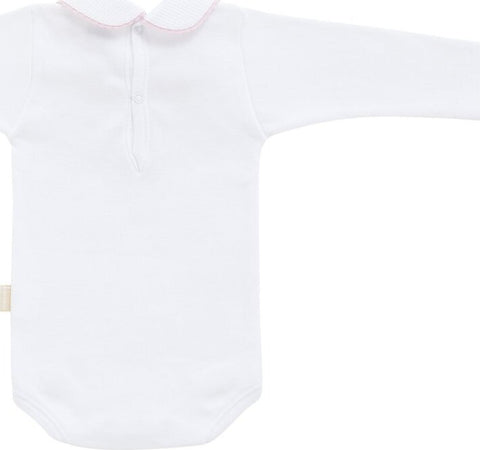 Body Con Collo  Manica Lunga Interlock Taglia 3 0703 Croquet Rosa Moda/Prima infanzia/Abbigliamento/Bambino 0-24/Tutine e body/Body La Casa Del Bebè - Napoli, Commerciovirtuoso.it