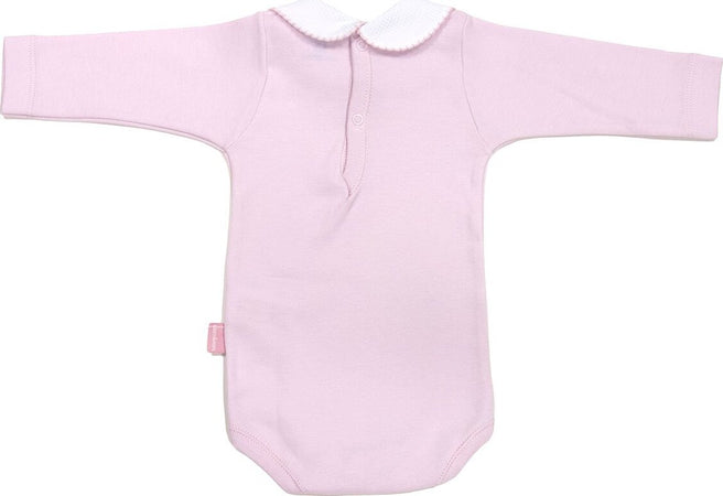 Body Con Collo  Manica Lunga Interlock Taglia 3 D.R. Liso Rosa Moda/Prima infanzia/Abbigliamento/Bambina 0-24/Tutine e body/Body La Casa Del Bebè - Napoli, Commerciovirtuoso.it