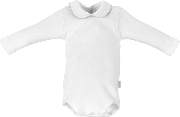 Body Con Collo  Manica Lunga Interlock Taglia 6 0703 Croquet Celeste Moda/Prima infanzia/Abbigliamento/Bambino 0-24/Tutine e body/Body La Casa Del Bebè - Napoli, Commerciovirtuoso.it