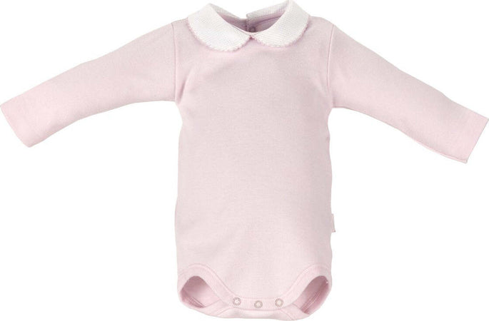 Body Con Collo  Manica Lunga Interlock Taglia 6 D.R. Liso Rosa Moda/Prima infanzia/Abbigliamento/Bambina 0-24/Tutine e body/Body La Casa Del Bebè - Napoli, Commerciovirtuoso.it