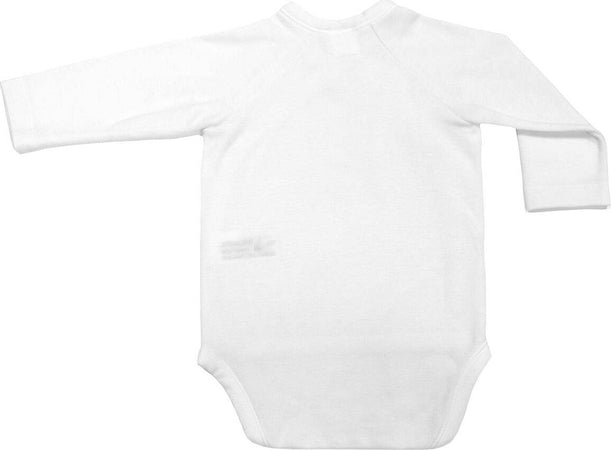 Body Manica Lunga Incrociato Taglia 3 Tencel Bianco Moda/Prima infanzia/Abbigliamento/Bambino 0-24/Tutine e body/Body La Casa Del Bebè - Napoli, Commerciovirtuoso.it