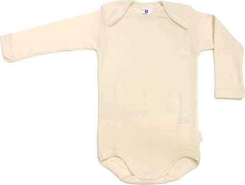Body Manica Lunga Taglia 24 Organico Beige Moda/Prima infanzia/Abbigliamento/Bambina 0-24/Tutine e body/Body La Casa Del Bebè - Napoli, Commerciovirtuoso.it