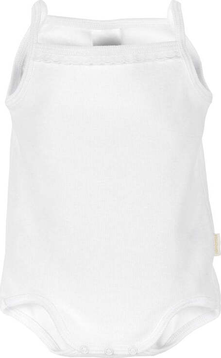 Body Spallina Interlock Taglia 24 Puntilla Bianco Moda/Prima infanzia/Abbigliamento/Bambino 0-24/Tutine e body/Body La Casa Del Bebè - Napoli, Commerciovirtuoso.it