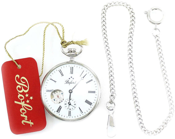 Orologio da tasca Bofort carica manuale con movimento a vista