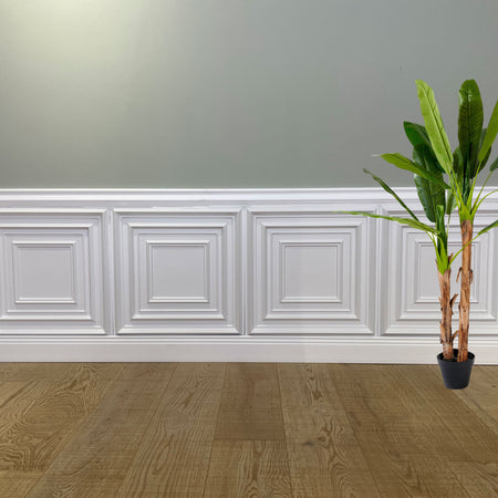 €4,99 Bugna per Boiserie a parete, rivestimento a soffitto e porte in PVC 3D 50X50cm Eternal Parquet