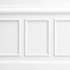 *STOCK FOLLI* Profilo a soffitto o boiserie in Polimeri Bianco RAL 9016 verniciabile 50X17mm (Prezzo al metro)