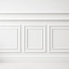 *STOCK FOLLI* Profilo a soffitto o boiserie in Polimeri Bianco RAL 9016 verniciabile 50X17mm (Prezzo al metro)