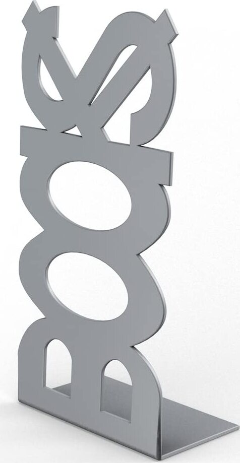 BOLIS-ITALIA---1-FERMALIBRO-IN-ACCIAIO-BOOKS-ARGENTO