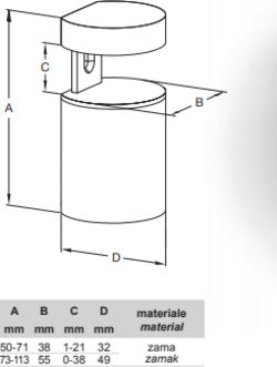 BOLIS-ITALIA---2-REGGIMENSOLA-PER-VETRO-BASKET-CM.5-BIANCO