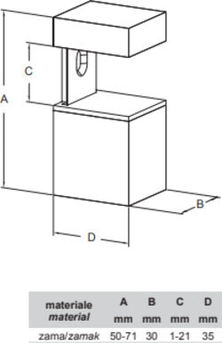 BOLIS-ITALIA---2-REGGIMENSOLA-PER-VETRO-BLOCK-CM.4-NERO
