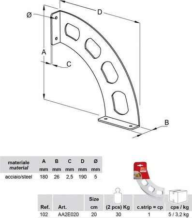 BOLIS-ITALIA---2-REGGIMENSOLE-BOOMERANG-18CM-ARGENTO