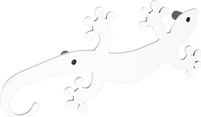 BOLIS-ITALIA---APPENDINO-GEKO-IN-ACCIAIO-BIANCO