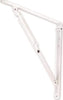 BOLIS-ITALIA---REGGIMENSOLA-PIEGHEVOLE-30CM---PORTATA-MASSIMA-25kg---IN-ACCIAIO-VERNICIATO-COLORE-BIANCO