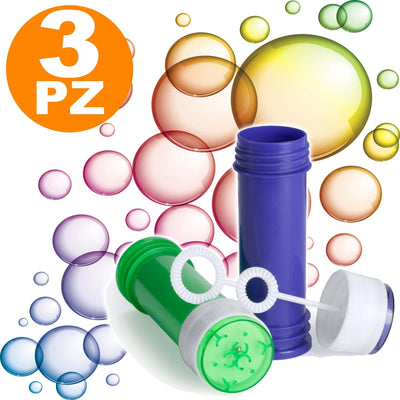 BOLLE DI SAPONE 60 ML BUBBLE GAME KIT 3 PEZZI SOFFIATORE SOFFIABOLLE FANTASIE Giochi e giocattoli/Sport e giochi all'aperto/Bolle/Soffiatori di bolle Trade Shop italia - Napoli, Commerciovirtuoso.it